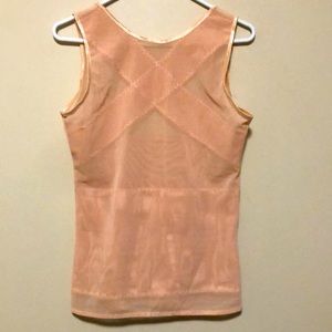 KYMAR New Body Shaper. Size XL. Tan colored with a criss cross in front.